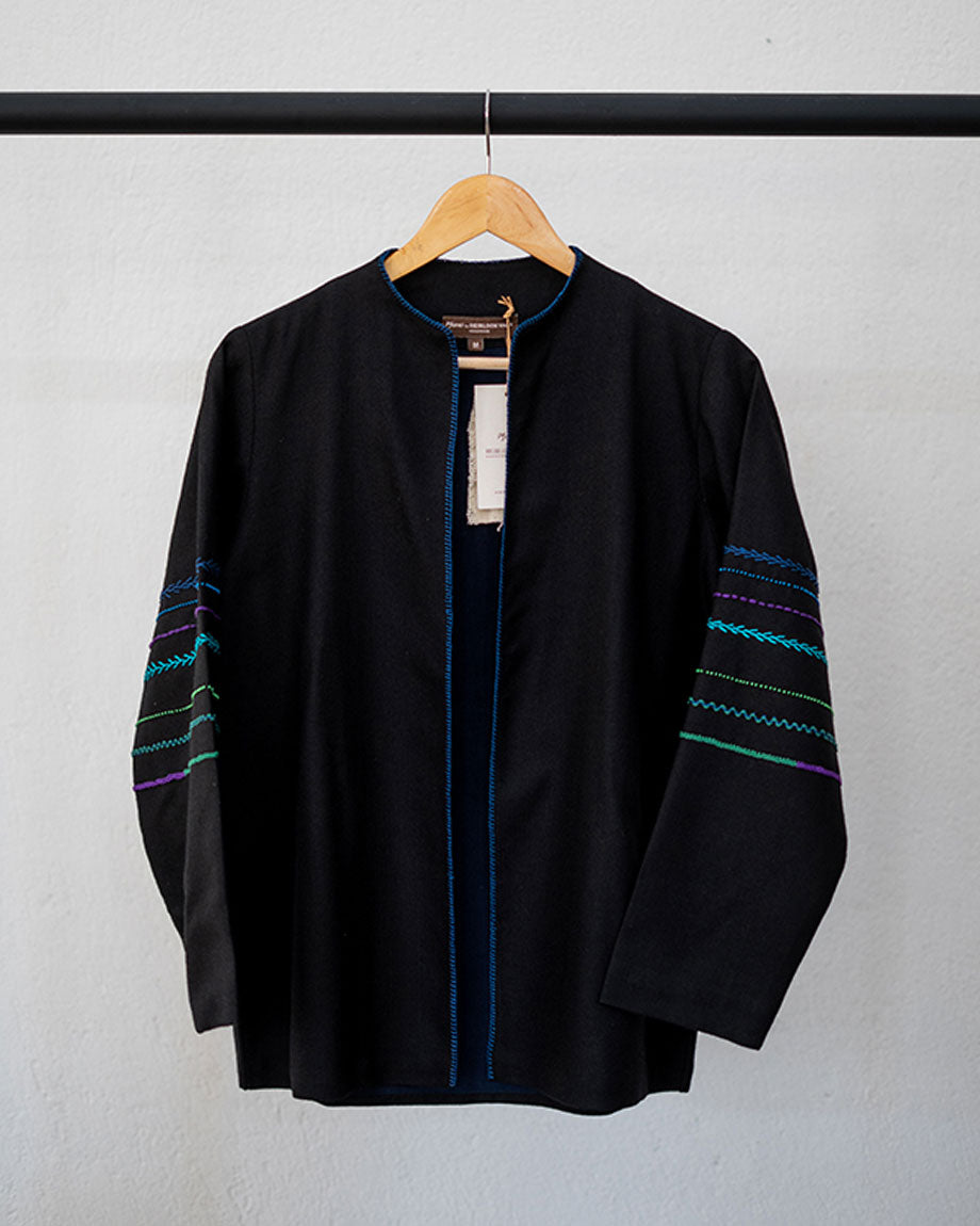 Heirloom Naga - Womens Embroidered Woolen Jacket 1