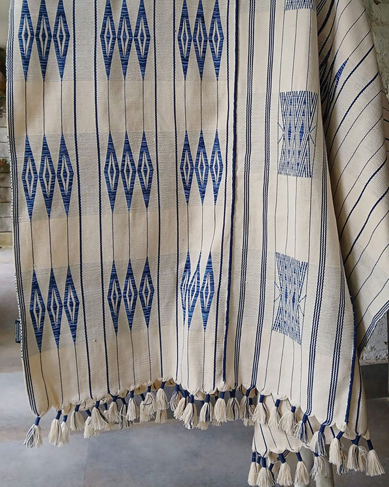 Kiphire Throw Blue 1