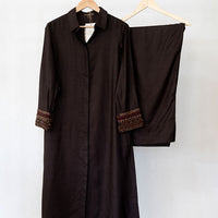 Womens Embroidered Cuff Co-Ord Set 2