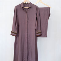 Womens Embroidered Cuff Co-Ord Set 3