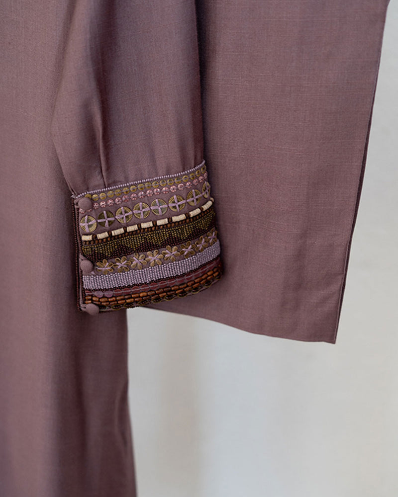 Womens Embroidered Cuff Co-Ord Set 3 3