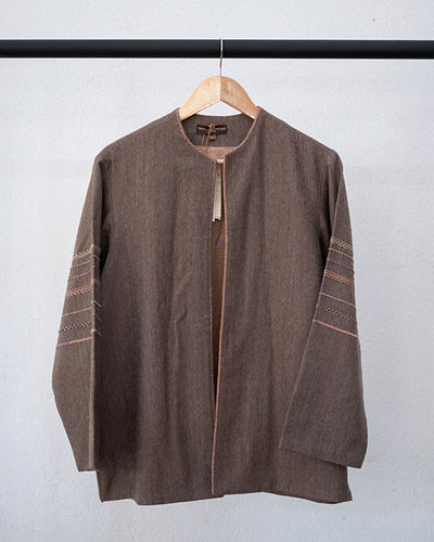 Womens Embroidered Woolen Jacket 3